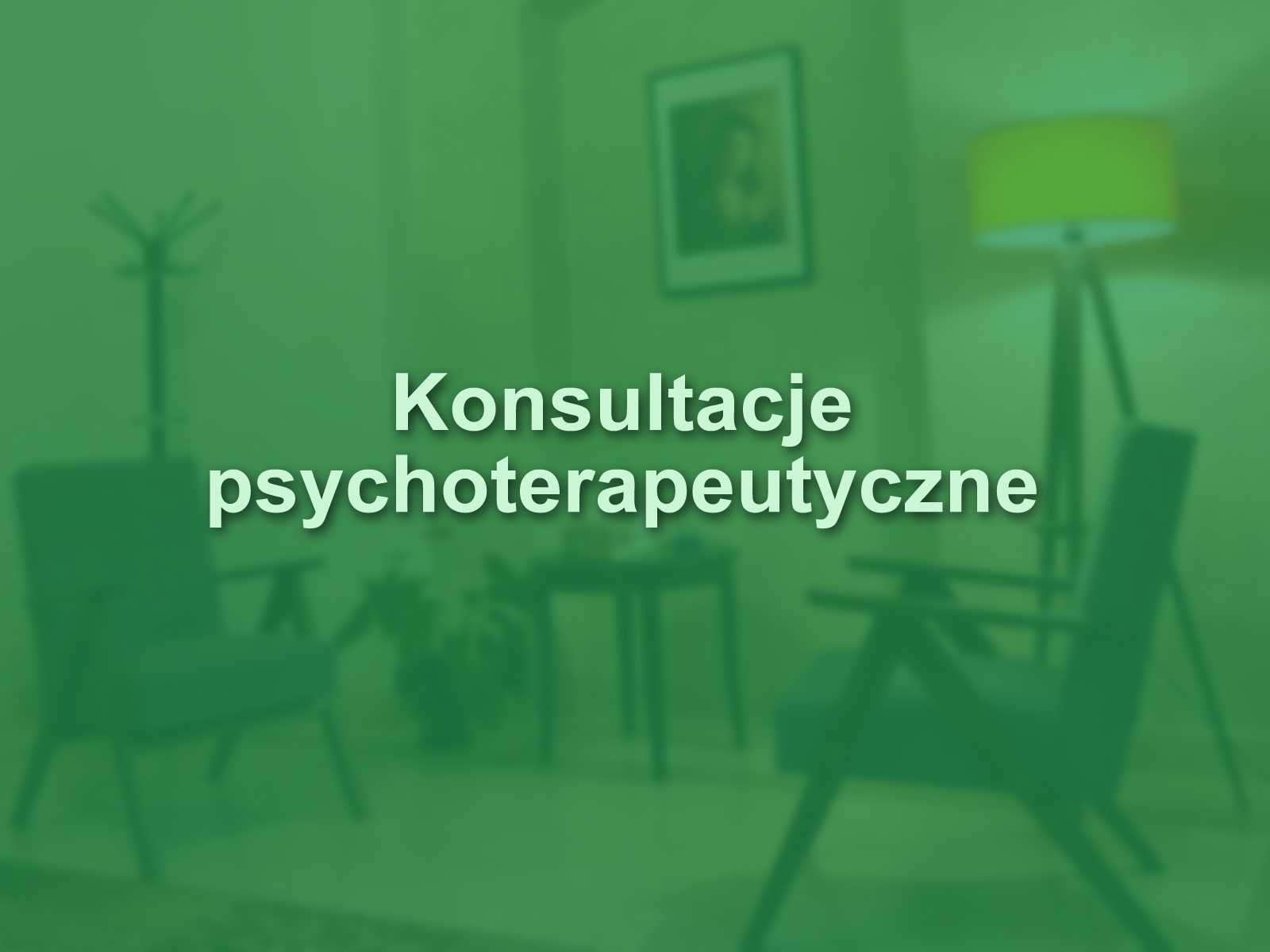 Konsultacje psychoterapeutyczne